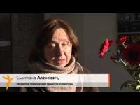 Сьвятлана Алексіевіч: Я захапляюся Надзеяй Саўчанкай, чалавекам, які абараняе радзіму cover